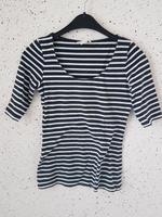 H&M Shirt Basic Gr. XS dunkelblau gestreift Greven - Reckenfeld Vorschau