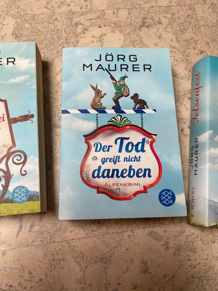 Jörg Maurer 5 Bücher Jennerwein in Ruhmannsfelden