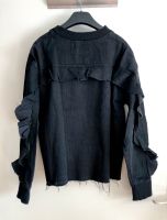 NEU Zara Denim-Sweatshirt - S 36 - oversize edgy Volants Rüschen Hessen - Rödermark Vorschau