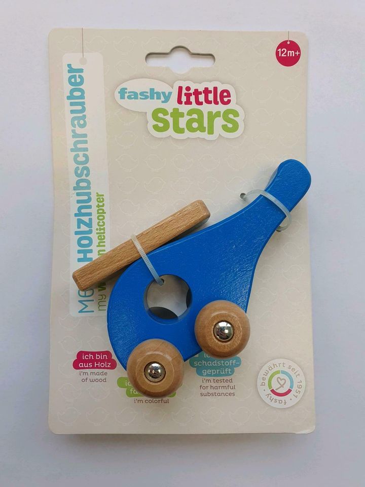 Holzhubschrauber fashy little stars Baby NEU & OVP in Waiblingen