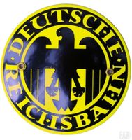 Emailleblechschild "DRG-Deutsche Reichsbahn" NEU Sachsen - Oederan Vorschau