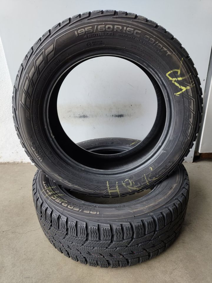 2 x Nokian WRC 3 196/60 R16 99/97T WINTEREIFEN 6mm in Kall