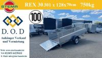 Stema REX 30 mit Gitterbordwand Rampe kippbar 750kg Anhänger Nordrhein-Westfalen - Castrop-Rauxel Vorschau