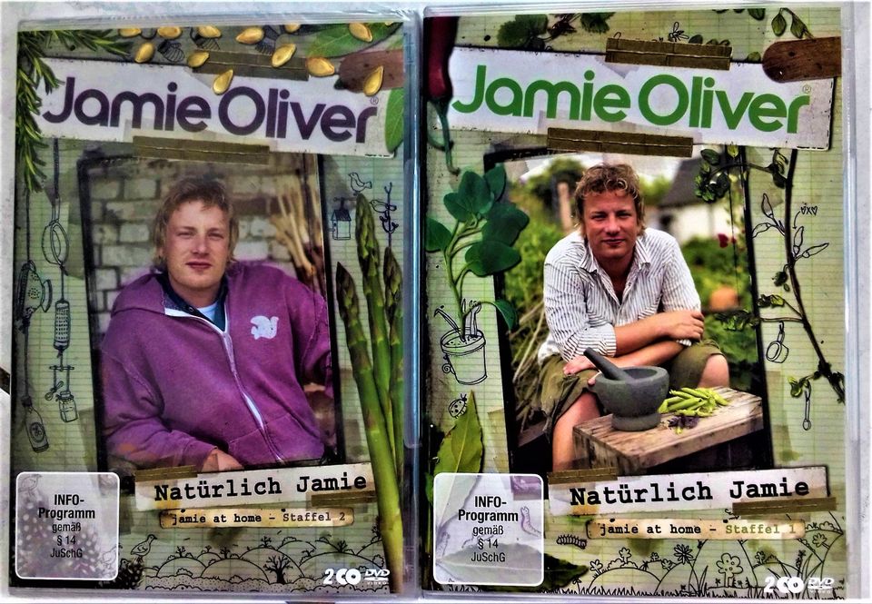 DVD Jamie Oliver Natürlich Jamie Staffel 1 Kochbuch Englisch in München