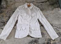 H&M  Sommerjacke Blazer weiß neuwertig Gr. 38 Niedersachsen - Schortens Vorschau