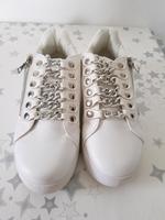 Sneaker mit Silberketten Bayern - Vilsbiburg Vorschau