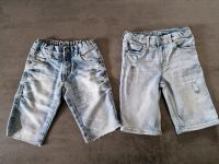 2 kurze Jeans Hosen Gr 128 Nordrhein-Westfalen - Kürten Vorschau