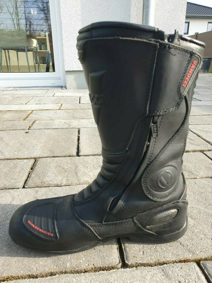 Motorradstiefel Vanucci NEUWERTIG Sympatex Stiefel Leder in Rüber