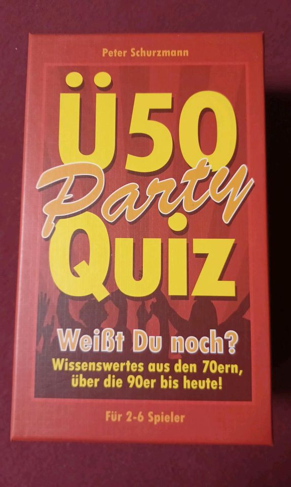 Ü 50 Party  Quiz  neu OVP in Empfingen