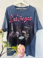 ☀️☀️Neuwertiges Zara T-Shirt/Oberteil Gr.M blau "Las Vegas"☀️☀️ Bayern - Niederwerrn Vorschau