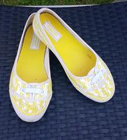 Lacoste Ballerinas Gr. 37 gelb weiß Stoff Brandenburg - Breydin Vorschau