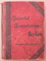 Universal Konversations Lexikon von Joseph Kürschner 1890 Sachsen-Anhalt - Petersberg (Saalekreis) Vorschau