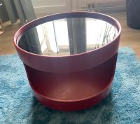 Opal Designer Kleinmöbel Tisch  Rot mit Rollen Kreis Pinneberg - Quickborn Vorschau