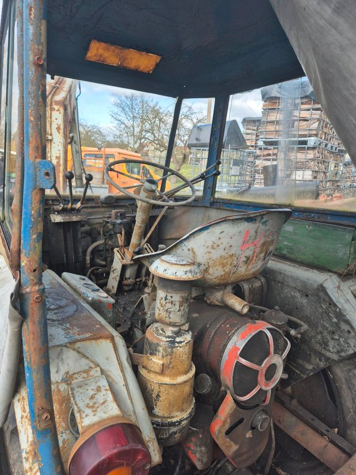 Fortschritt T157 DDR Bagger , in Muldestausee