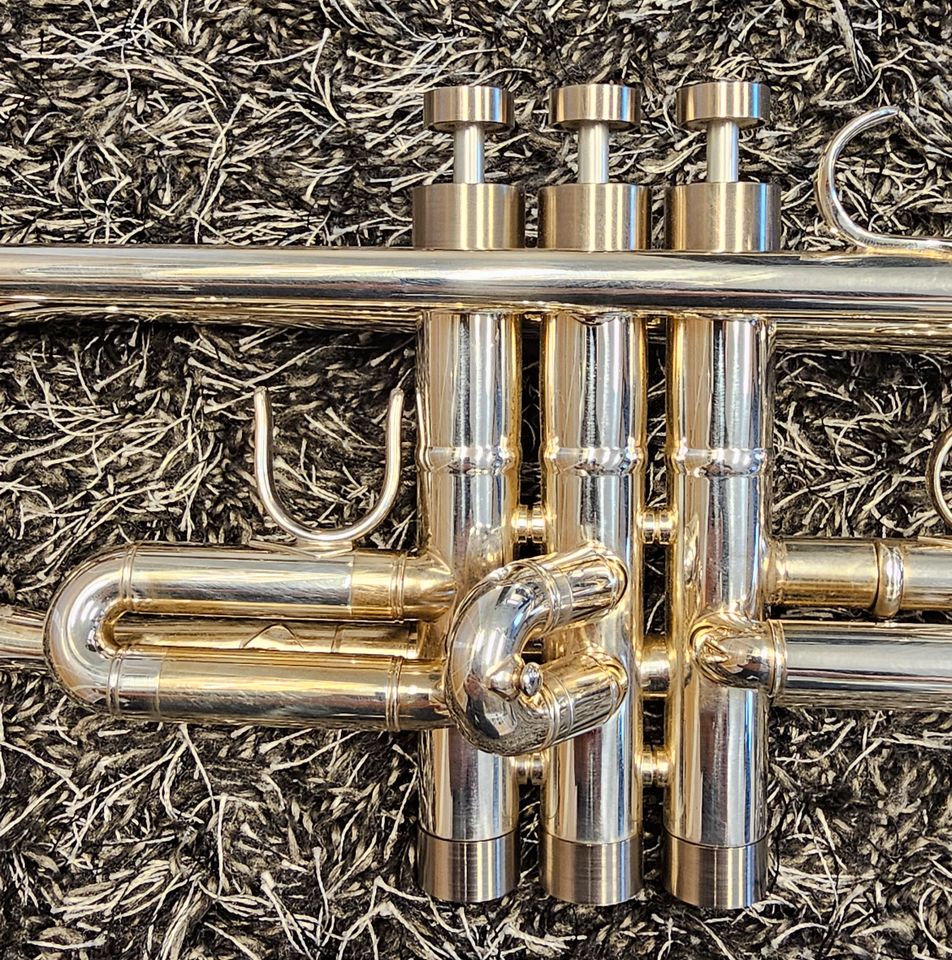 Kröger Trumpets Bb-Trompete VIPER +, Brillant Silber, Titan-Set in Beilingen