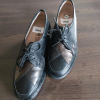 Naturform Damenschuhe, Gr. 38,5 (5,5) NEU, Leder, schwarz mit bro Niedersachsen - Großenkneten Vorschau