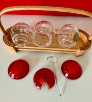 ❤️ ALT! kl. Menage 17 x 5.5 Glas Salz Pfeffer Senf DDR Ostalgie Sachsen-Anhalt - Halberstadt Vorschau