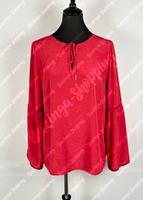 ✨ Zeitlose Designer Bluse Marc Cain rot Trompetenärmel N4 ❣️ Berlin - Steglitz Vorschau