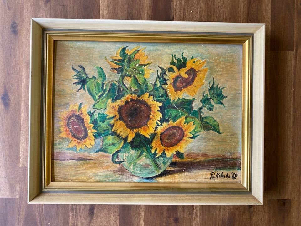 Sonnenblumen Stillleben Malerei Bild in Siegen