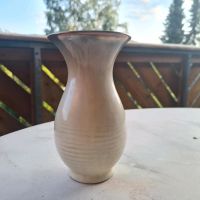 Vase Blumenvase 60er Jahre elfenbeinfarbiger Verlauf Hessen - Hessisch Lichtenau Vorschau