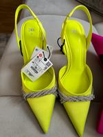 Zara High Heels neon gelb neon pink 38 Bayern - Augsburg Vorschau