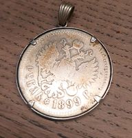 Münze Silbermünze Anhänger Russland 1899 1 Rubel Nordrhein-Westfalen - Titz Vorschau