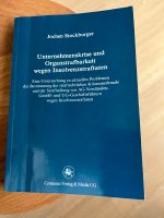 Unternehmensseite und Organstrafbarkeit wegen Insolvenzstraftaten Stuttgart - Mühlhausen Vorschau