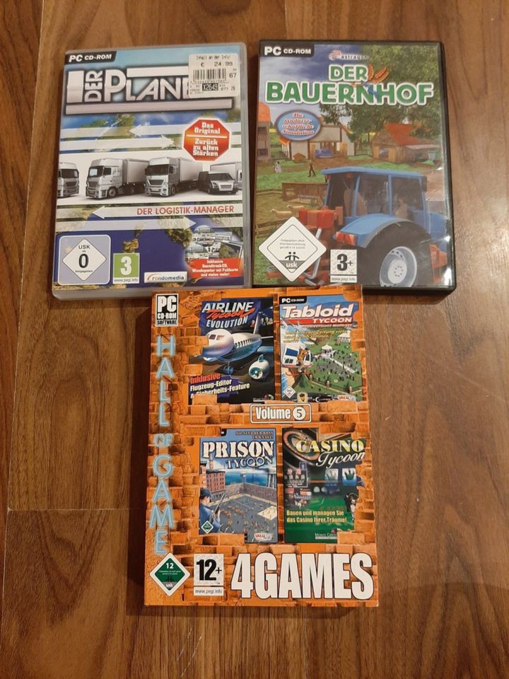 PC Spiele, Konvolut, Diverse, Der Planer, Monopoly, 7 Wonders in Pfaffenhofen a.d. Ilm