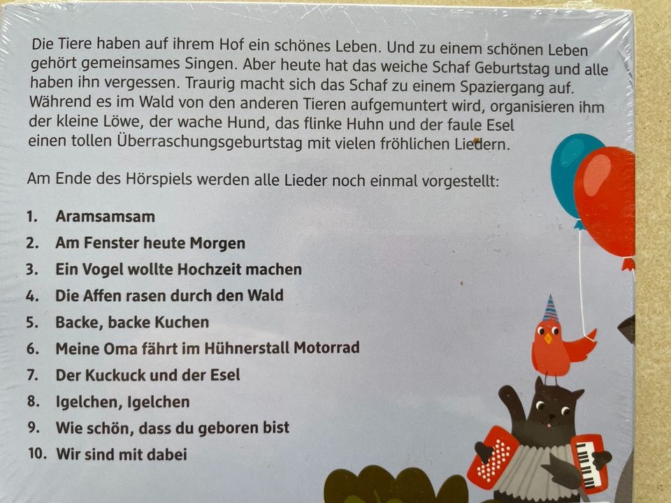 NEU OVP CD Kinderlieder Geburtstag Geburtstagslieder in Dresden