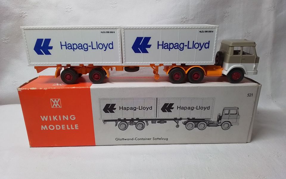 Wiking Werbemodell Saure Hapag Lloyd/7 I, M , 1970-80, in OVP in Stade