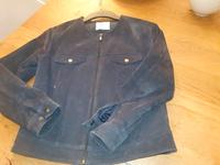 Mango dunkelblaue Wildlederjacke 36/38 M *top* Hessen - Eltville Vorschau