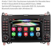 IFreGo 7 Zoll 2 Din Touchscreen Autoradio für Mercedes Benz Schleswig-Holstein - Oeversee Vorschau