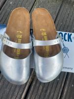 Birkenstock Maria 36 Birko-Flor Steel Silver Rheinland-Pfalz - Schifferstadt Vorschau