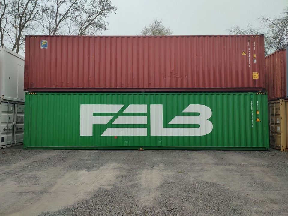 ✅ 40 FUß HC Seecontainer neu und gebraucht ✅ 2800€ netto in Würzburg