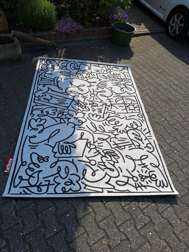 Fatboy Carpet Diem Jordy White Outdoor Teppich Garten Designer in Rüsselsheim