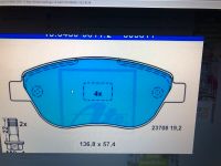 ATE Bremsbelagsatz VA 13.0460-3811.2 Citroën Berlingo,C3,Fiat Baden-Württemberg - Ketsch Vorschau