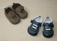 2 Paar Babyschuhe, braun und Blau-weiß – Gr. 17/18 inkl. Versand Bayern - Bruck Vorschau