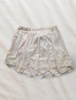 Weißer kurzer Rock Boho Chic Spitze Blumen Hippie H&M Gr. S/M Hessen - Michelstadt Vorschau