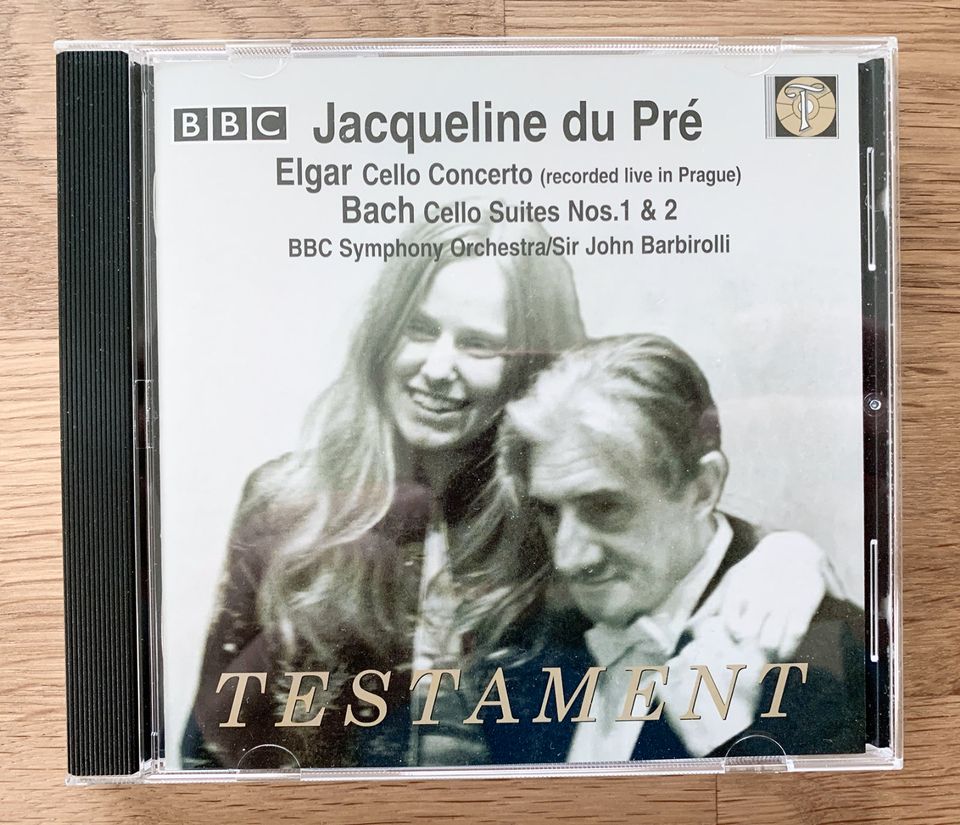 Jacqueline du Pré Elgar & Bach audio CD in Hamburg
