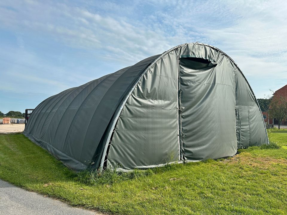 Mehrzweckhalle 9 x 16 Meter - Optimaler Schutz vor Wind, Sonne, Regen, Hagel und Schnee - kein Fundament nötig - hohe Stabilität und Standsicherheit - Garantie & Gewährleistung - Statik in Hamburg