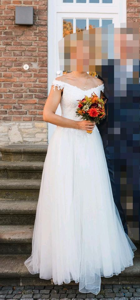 Brautkleid, Hochzeitskleid, A Linie, Ivory, Größe 38/40 in Centrum