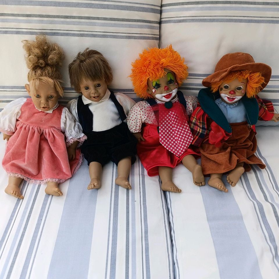 Clown Puppen Mädchen und Junge Panre in Raunheim