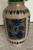 Große Bodenvase Vase 39 cm Keramik Salzglasur, braun blau beige Nordrhein-Westfalen - Herne Vorschau