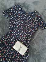 midi Kleid L 40 blumen casual Office retro Bayern - Waldkraiburg Vorschau