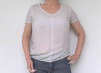 kurzärmlige Damen Bluse in hellgrau, Gr. 36/38 Saarland - Ottweiler Vorschau
