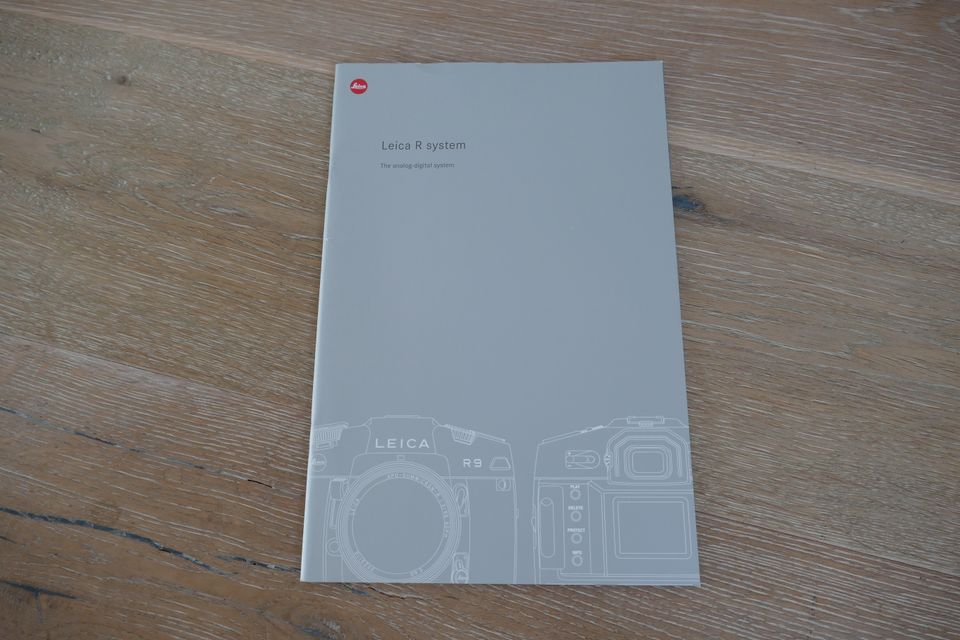 Broschüre Leica R System englisch in Gießen