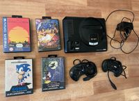 Sega Mega Drive mit 2 Controllern und 4 Spielen Dresden - Äußere Neustadt Vorschau