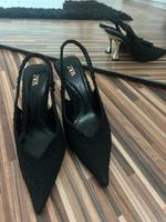 Zara slinkbacks pumps goldener Absatz beliebt ausverkauft spitz Bayern - Würzburg Vorschau