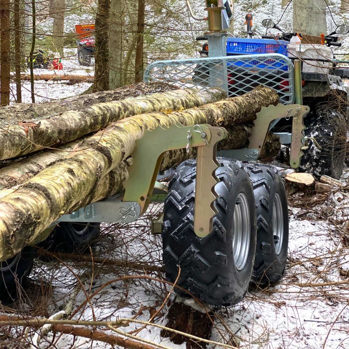 Rückewagen Anhänger Quad Rückanhänger ATV Holzanhänger Holzwagen in Erfurt