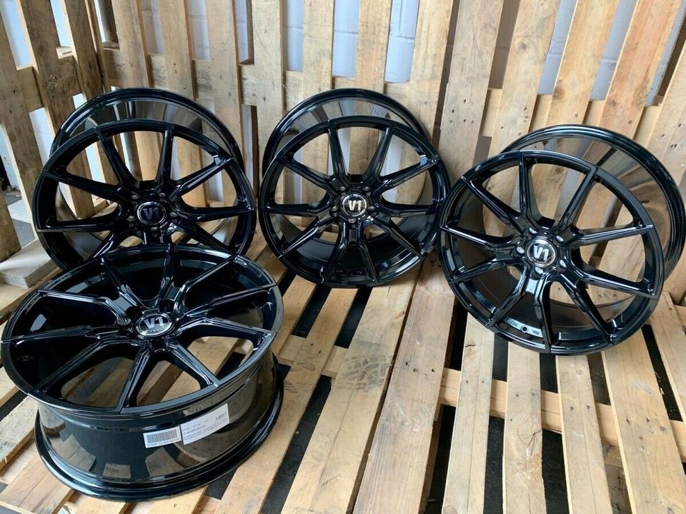 20 Zoll ET25 V1 Wheels V1 Schwarz Felgen für Mercedes CLS 218 500 CLS 219 GLC W253 AMG S Coupe Cabrio W217 AMG S Klasse W222 SL230 231 BMW 5er Reihe G30 G5L G5K M550i d  7er Reihe X3 G3X 5x112 9,0x20 in Rodgau